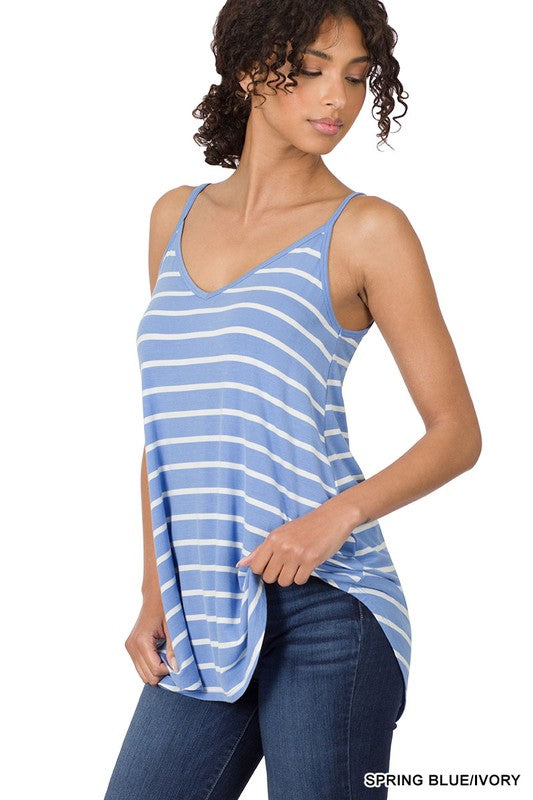 Striped Spaghetti Cami