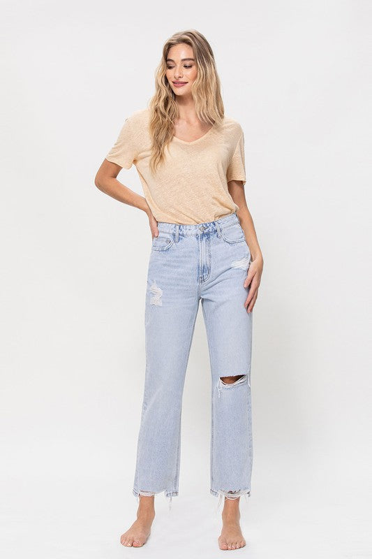 Vervet by Flying Monkey 90s Vintage Relaxed Crop Jeans