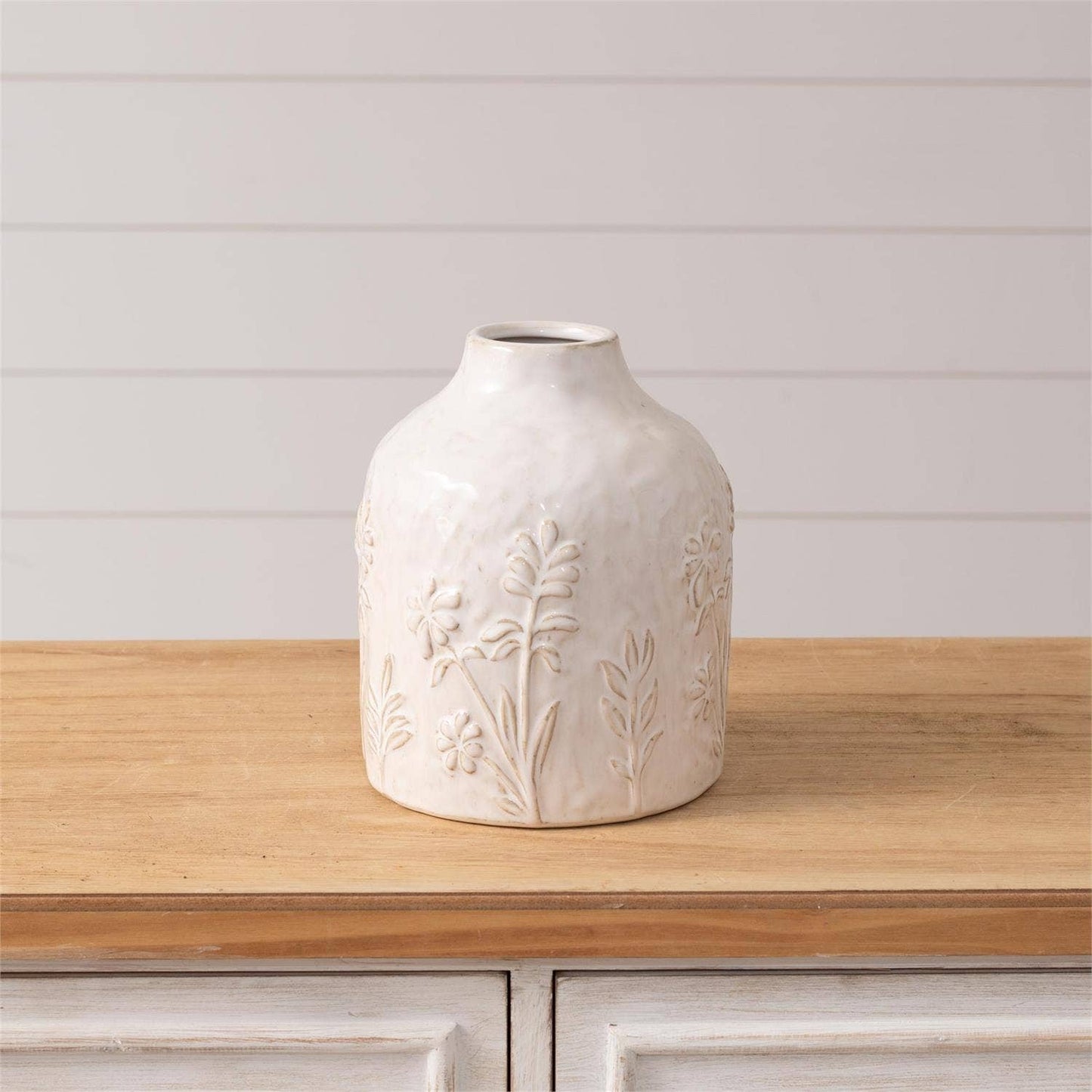 Botanical Vase, White, Sm (PC)