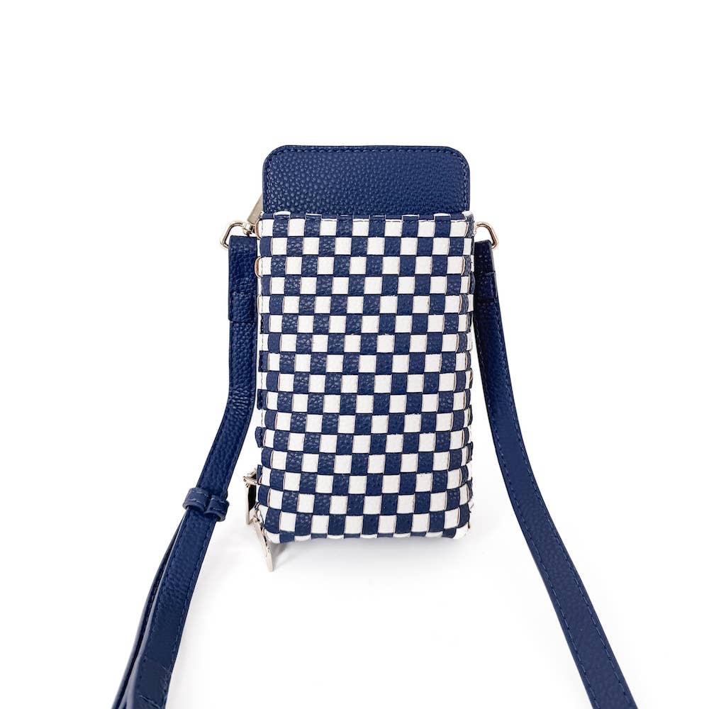 Woven Double Duty Phone Bag : Woven Black