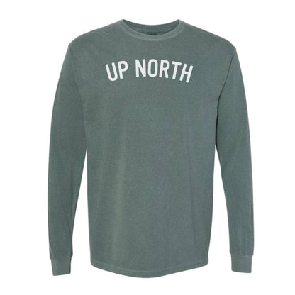 Up North Definition Long Sleeve. Blue Spruce.