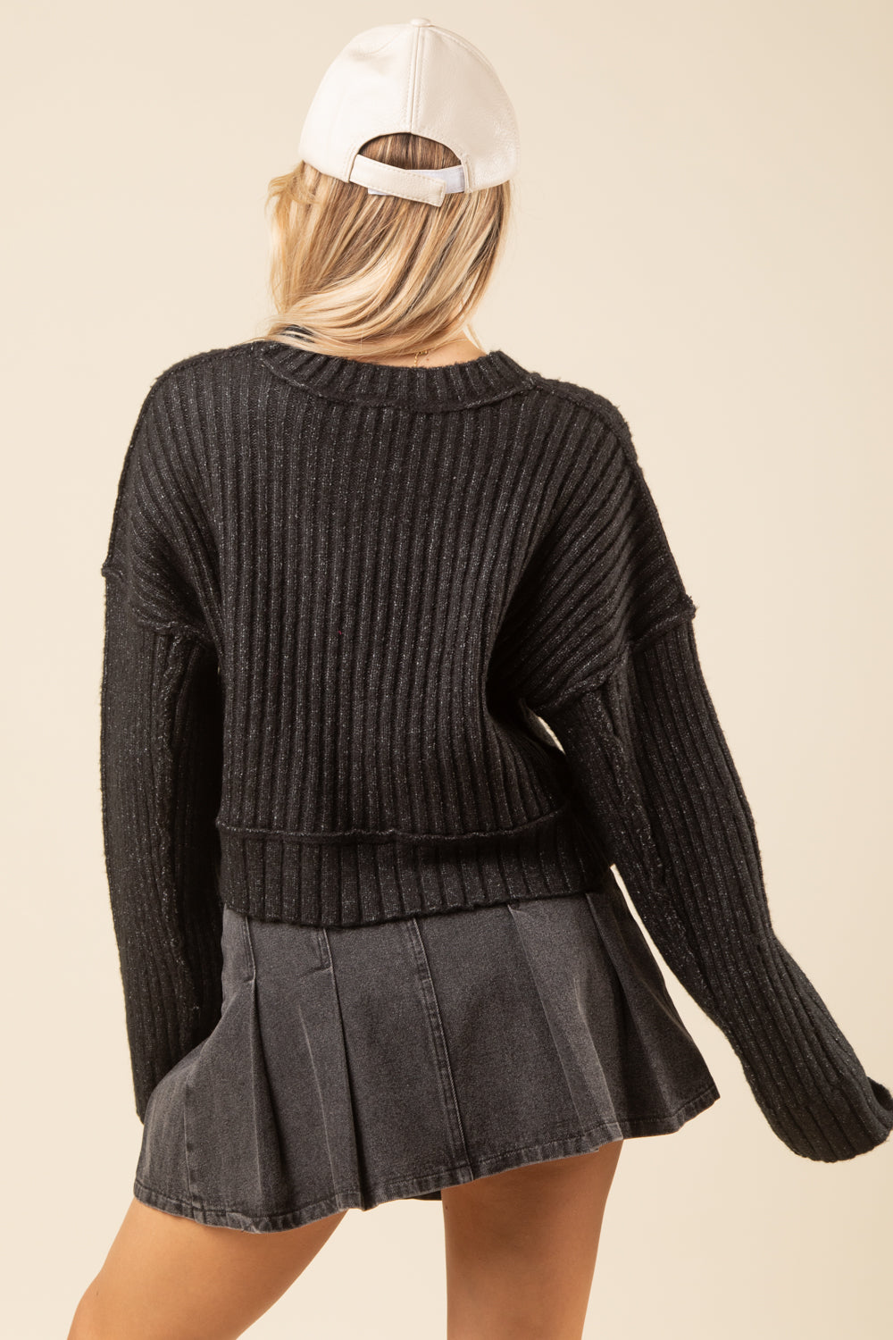 Ribbed Knit Sweater