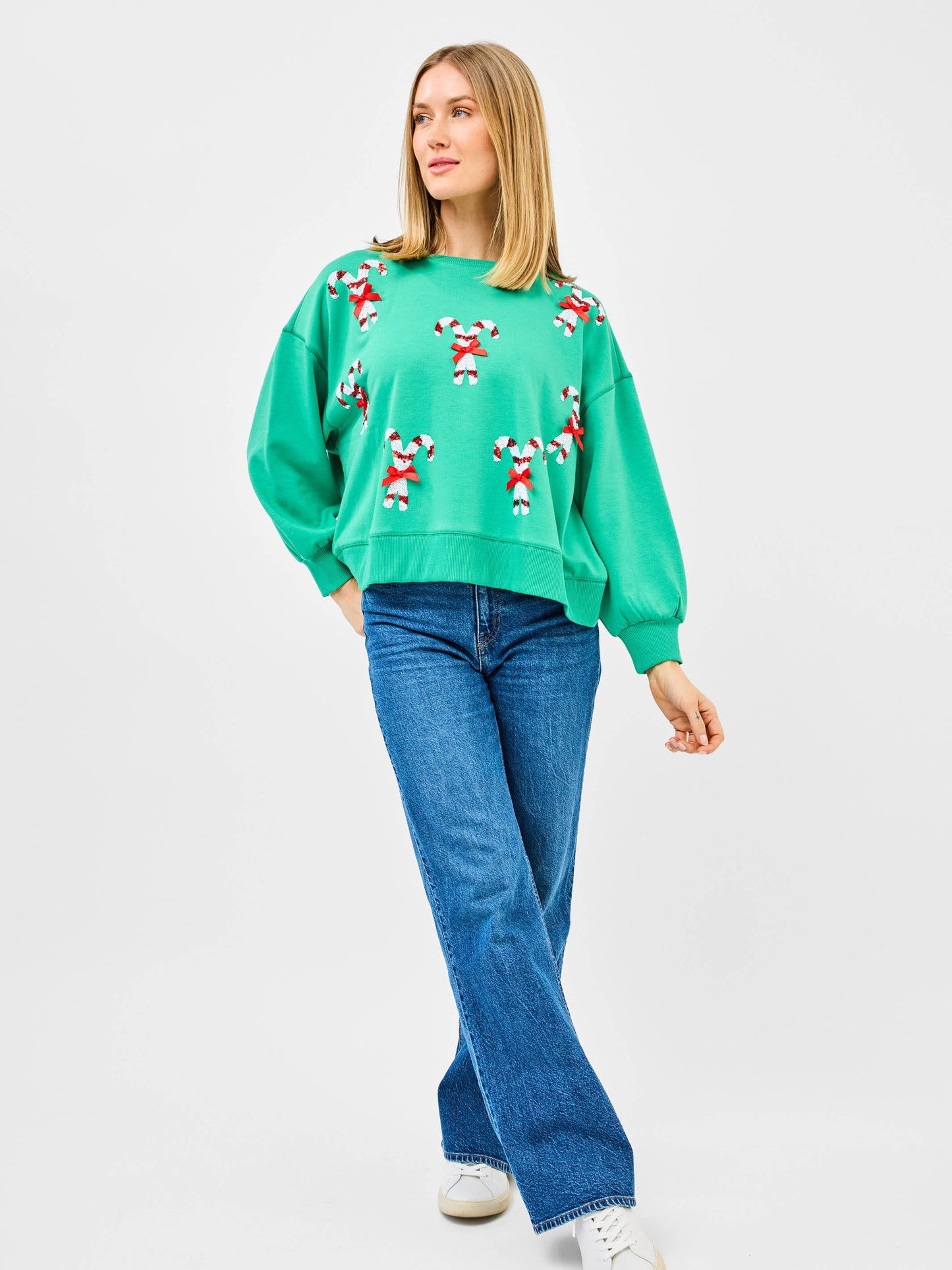 Millie Sweatshirt | Candy Canes