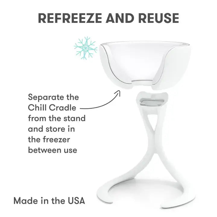 Stemmed Wine Chiller - Rose