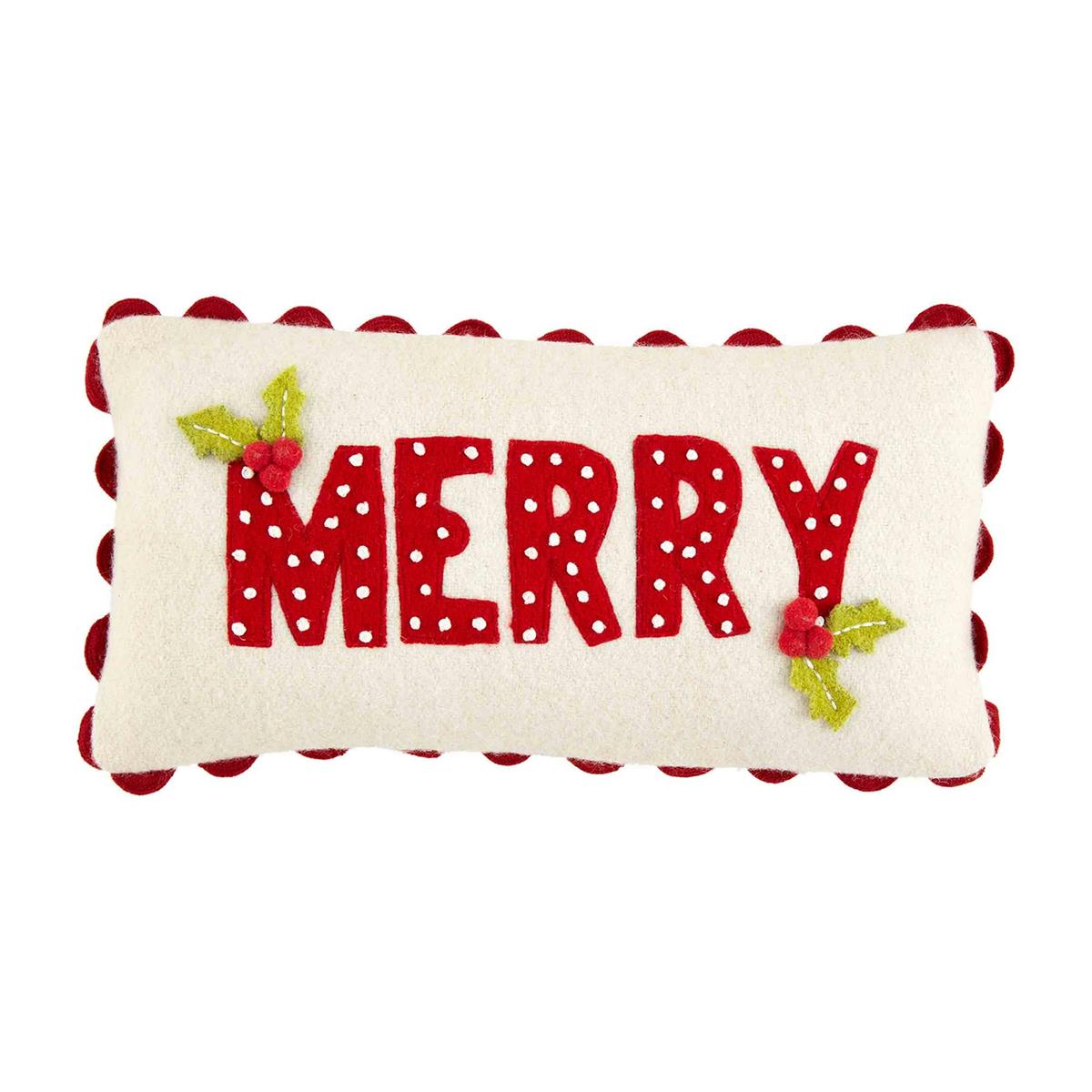 Mud Pie Merry Pillow