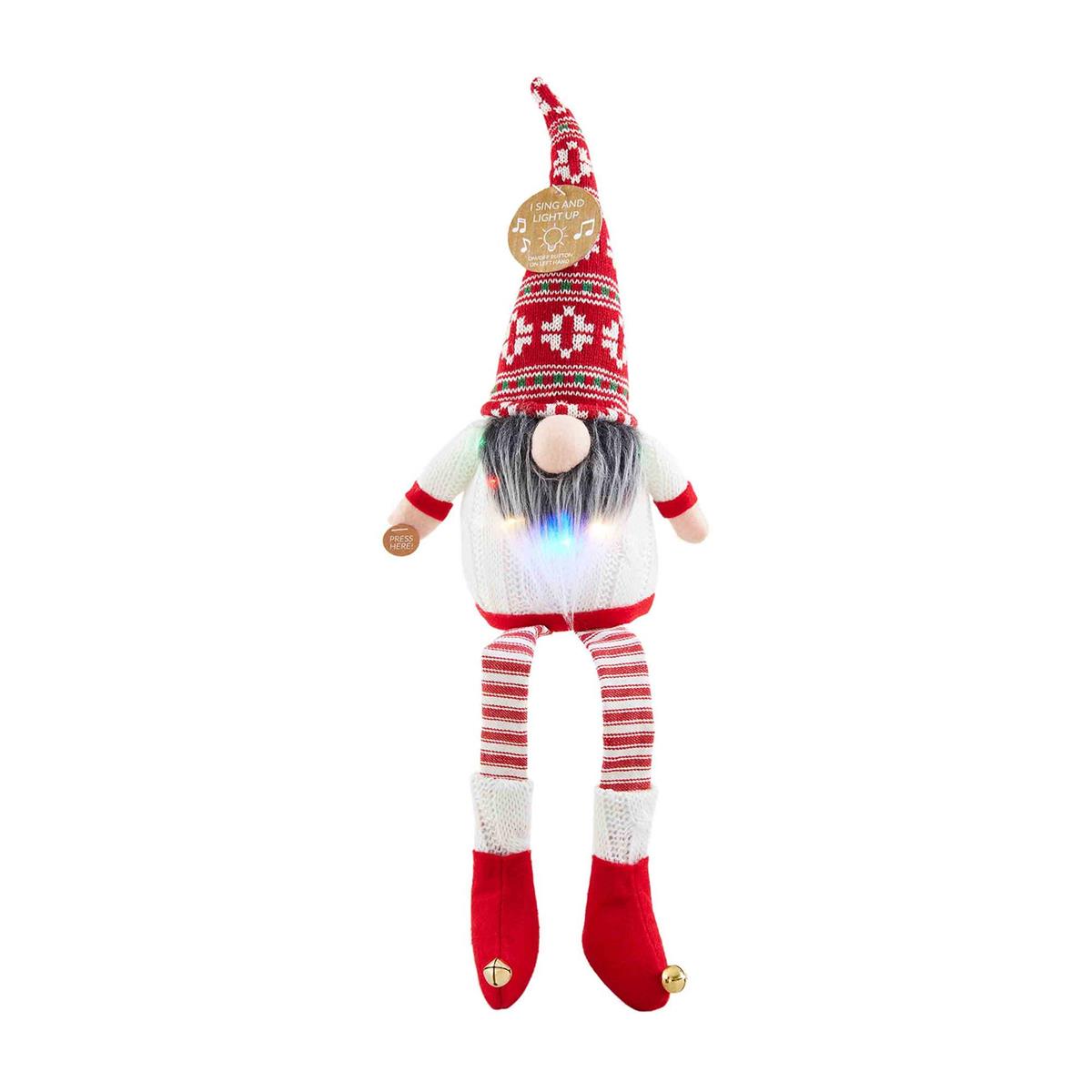 Mud Pie Necklace Singing Christmas Gnomes