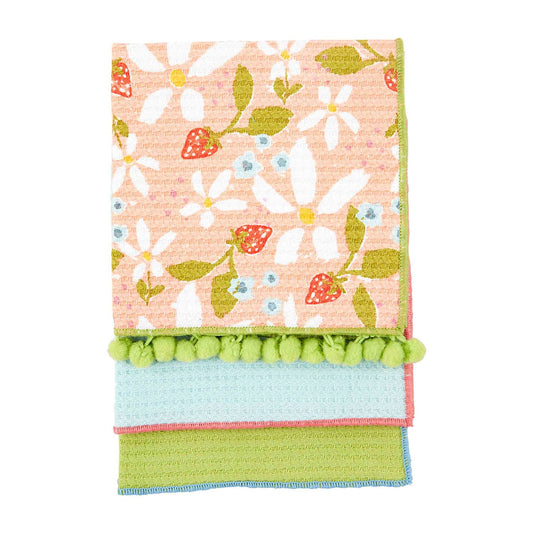 Mud Pie Strawberry Dish Towel