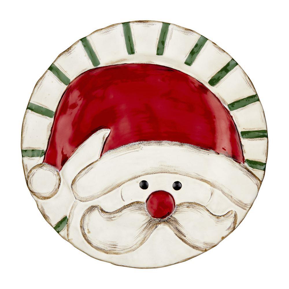 Mud Pie Santa Farm Salad Plate