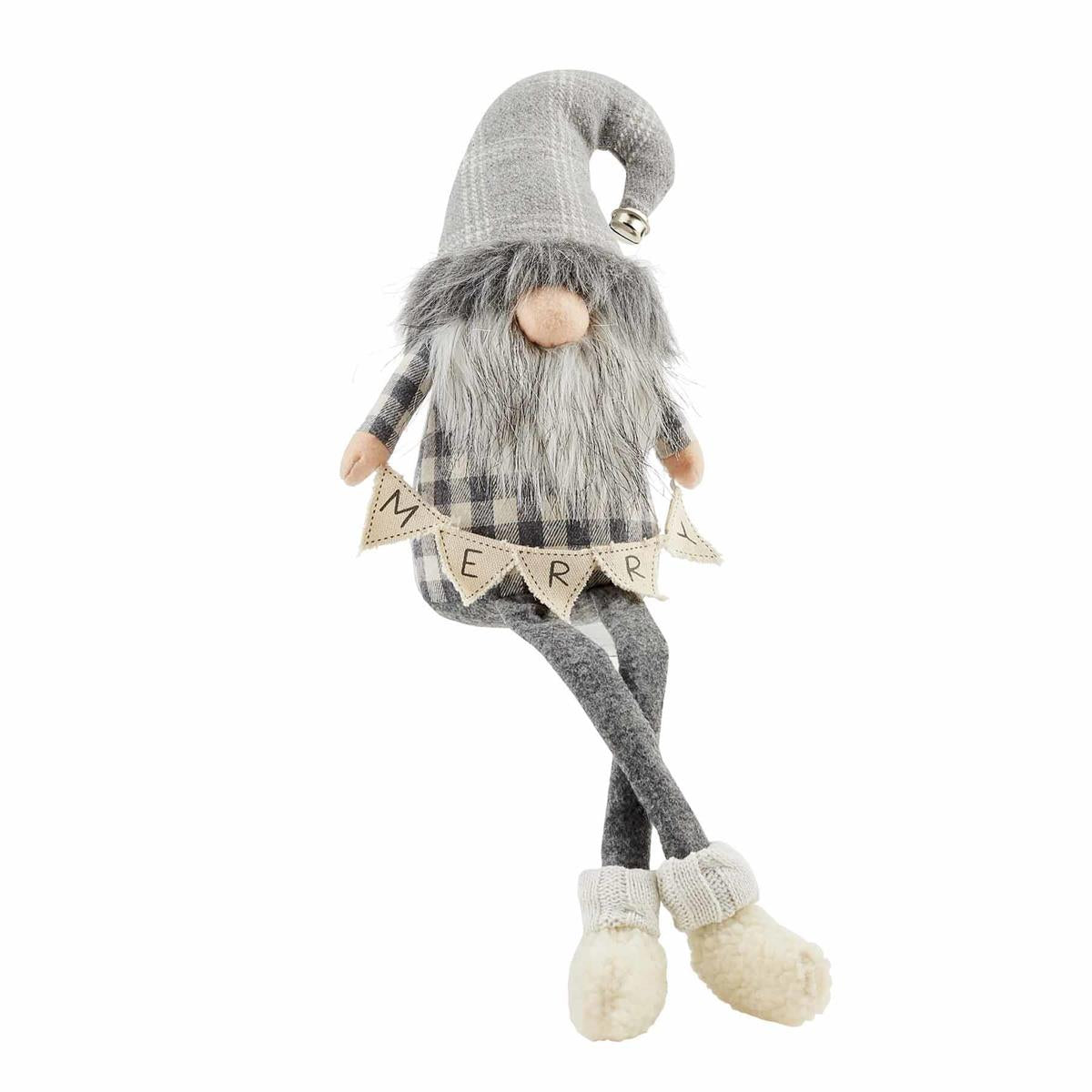 Mud Pie Small Gray Deluxe Gnome
