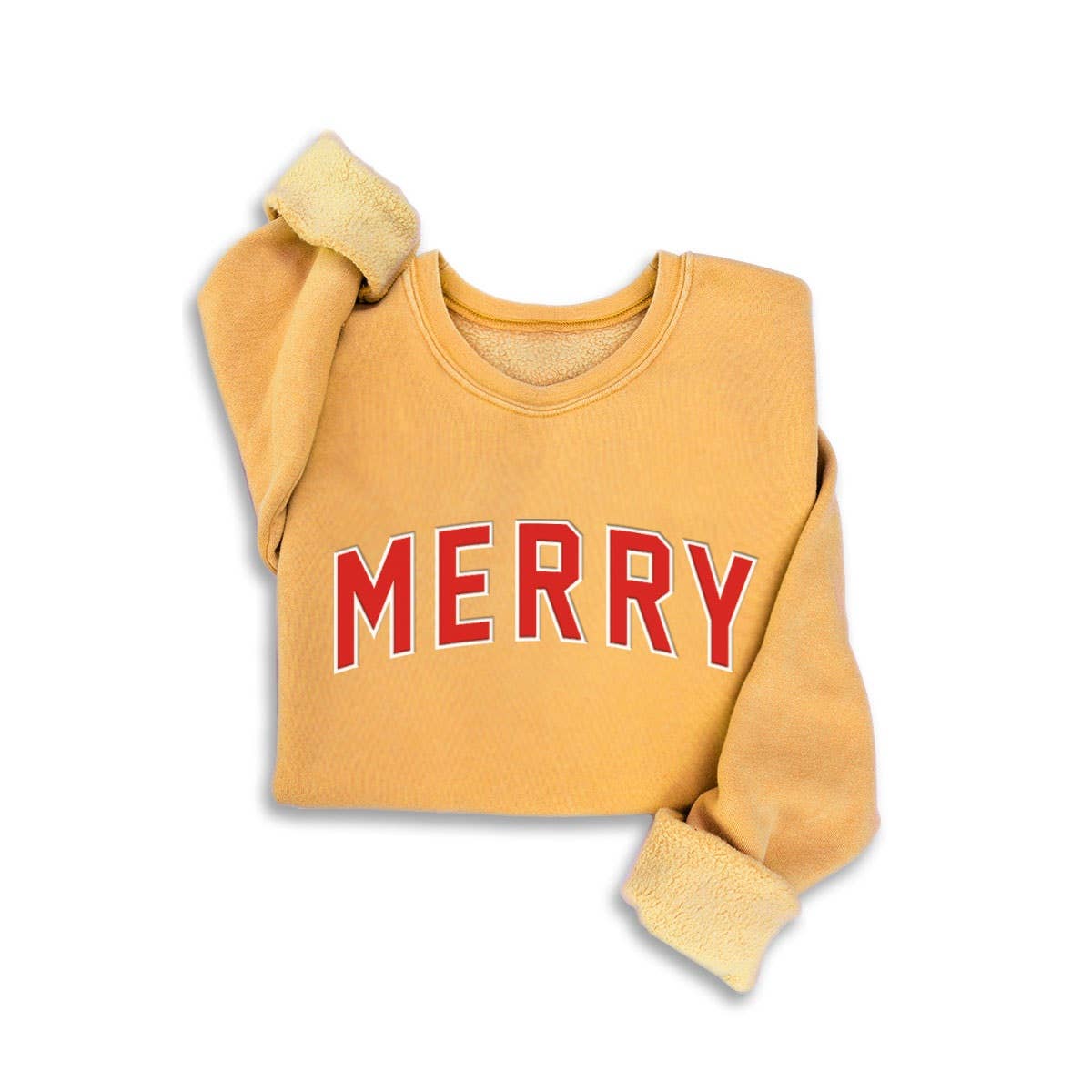 MERRY PUFF PRINT MINERAL SWEATSHIRTS: MINERAL HEATHER GREY / M