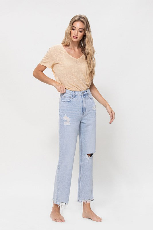 Vervet by Flying Monkey 90s Vintage Relaxed Crop Jeans
