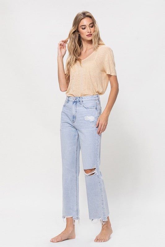 Vervet by Flying Monkey 90s Vintage Relaxed Crop Jeans