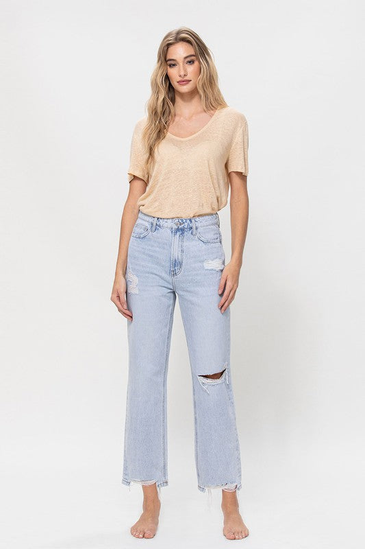 Vervet by Flying Monkey 90s Vintage Relaxed Crop Jeans