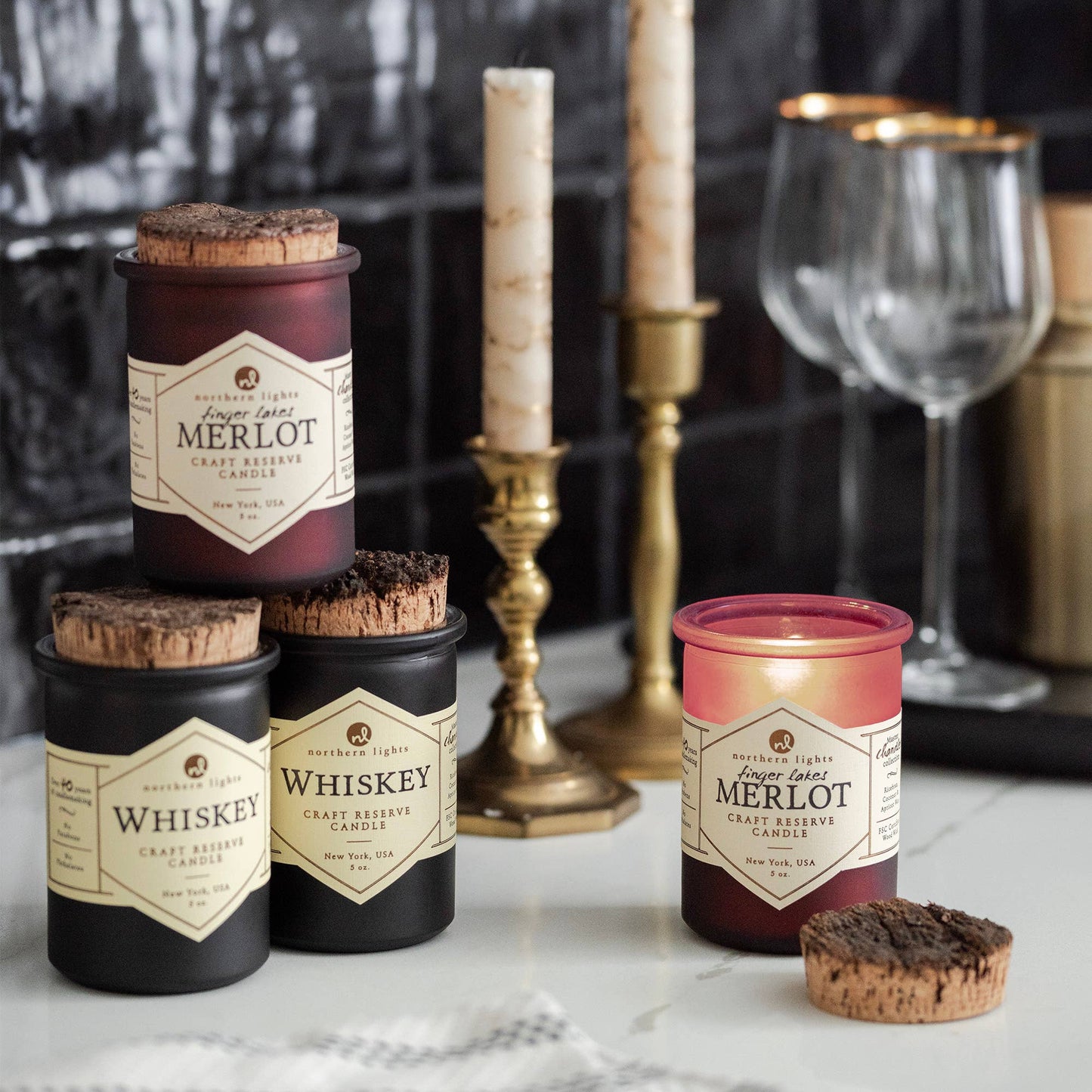 Reserve Spirit Candles: Finger Lakes Merlot