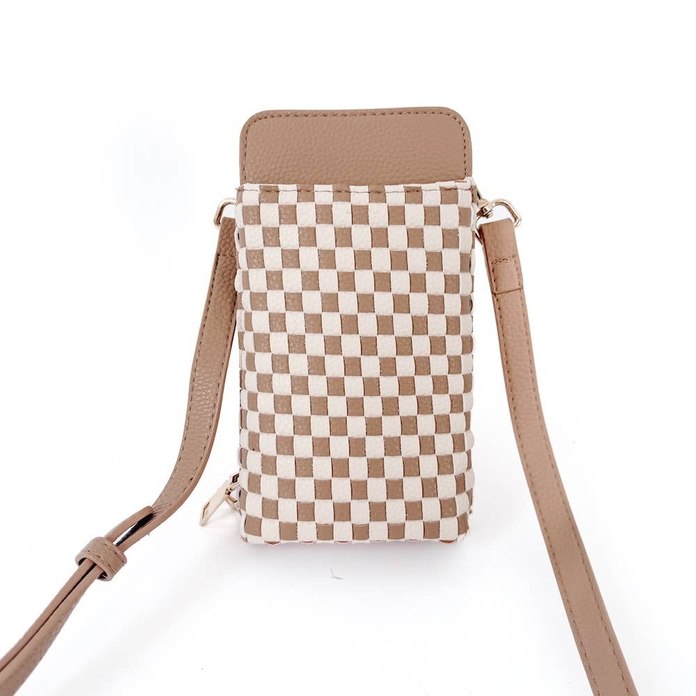 Woven Double Duty Phone Bag : Woven Black