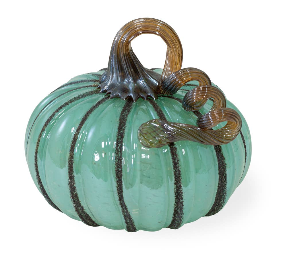 5.75" Dia. Blue Autumn Pumpkin Fall Autumn Décor