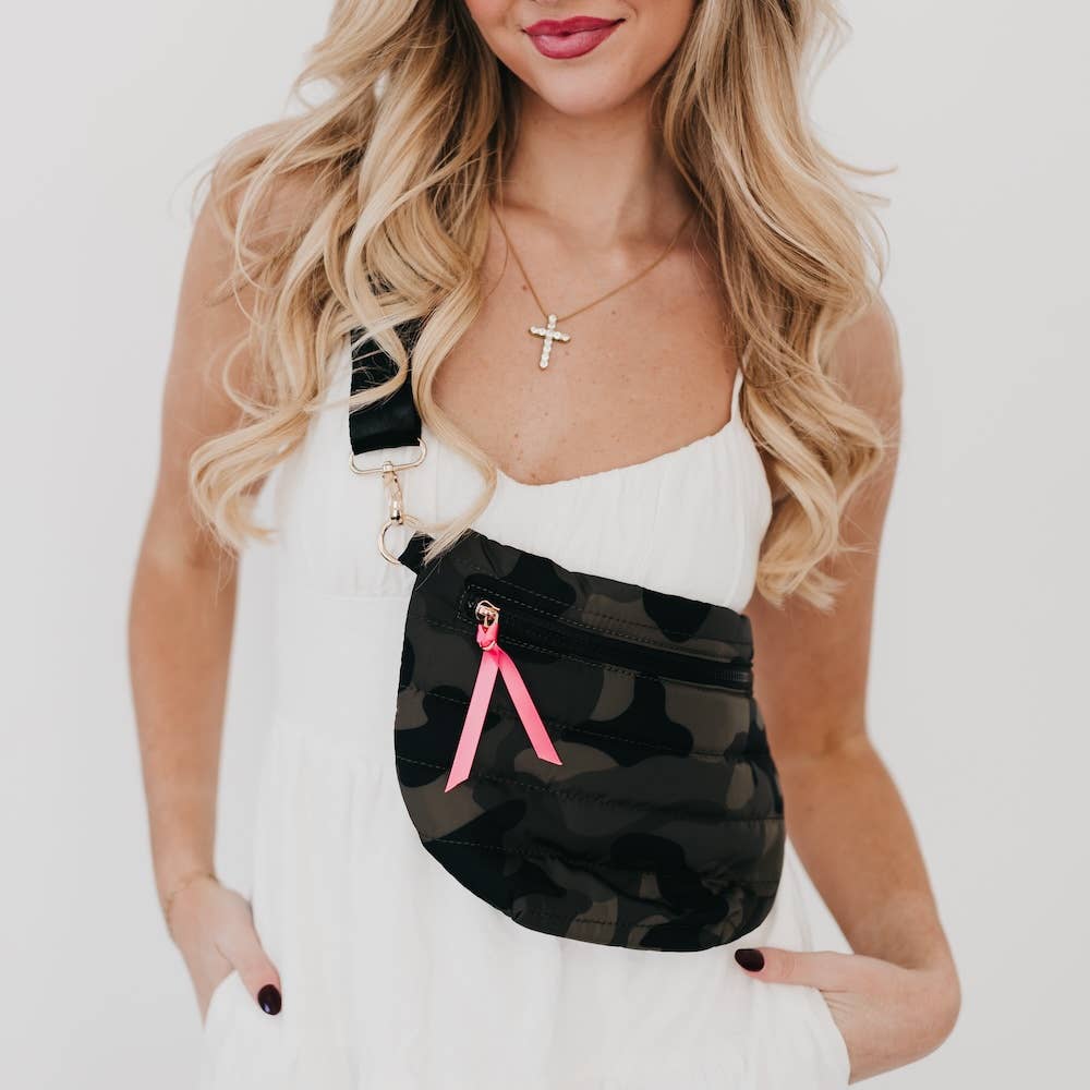 Jolie Puffer Belt Bag NEW COLORS!: Black