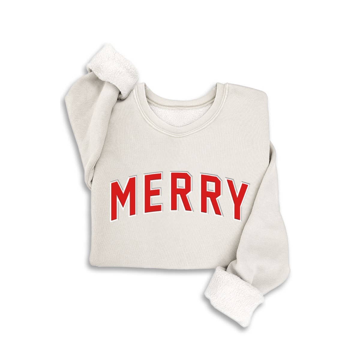 MERRY PUFF PRINT MINERAL SWEATSHIRTS: MINERAL HEATHER GREY / S
