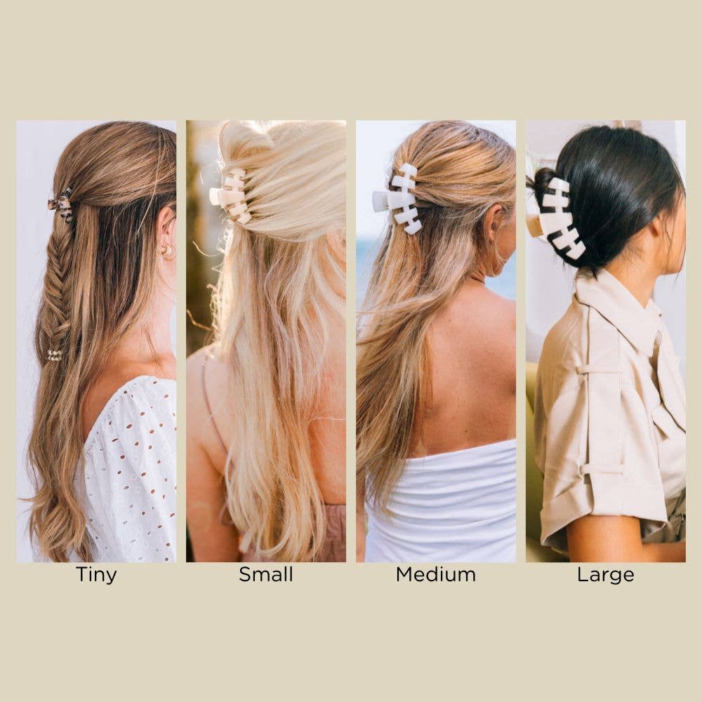 Classic Hair Clip | Tiny | Blonde Tortoise