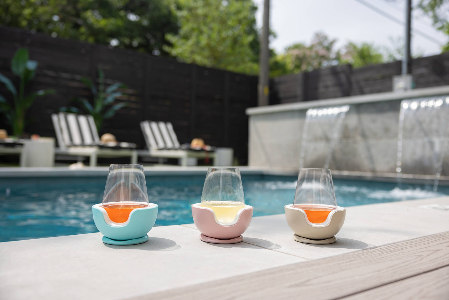 Stemless Wine Chiller -Rose