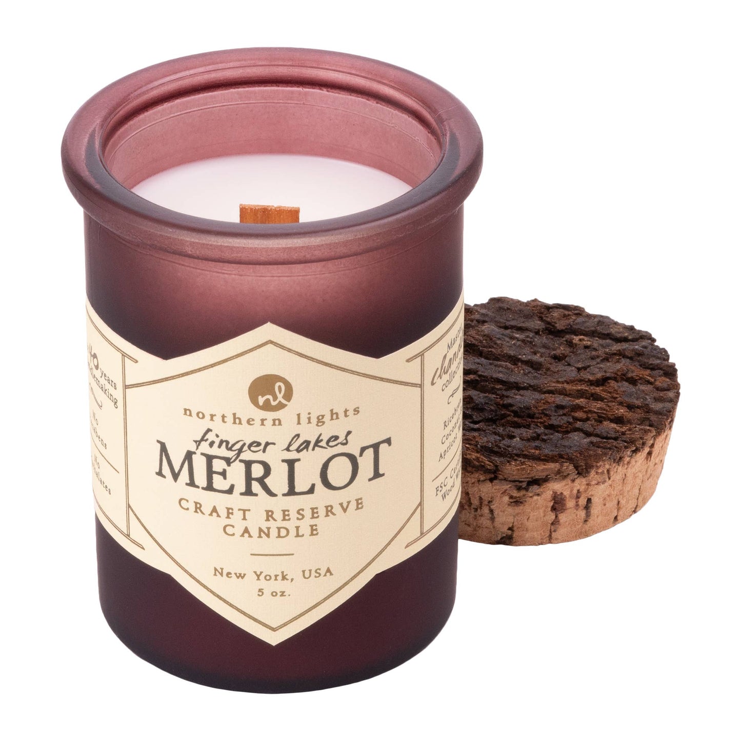 Reserve Spirit Candles: Finger Lakes Merlot