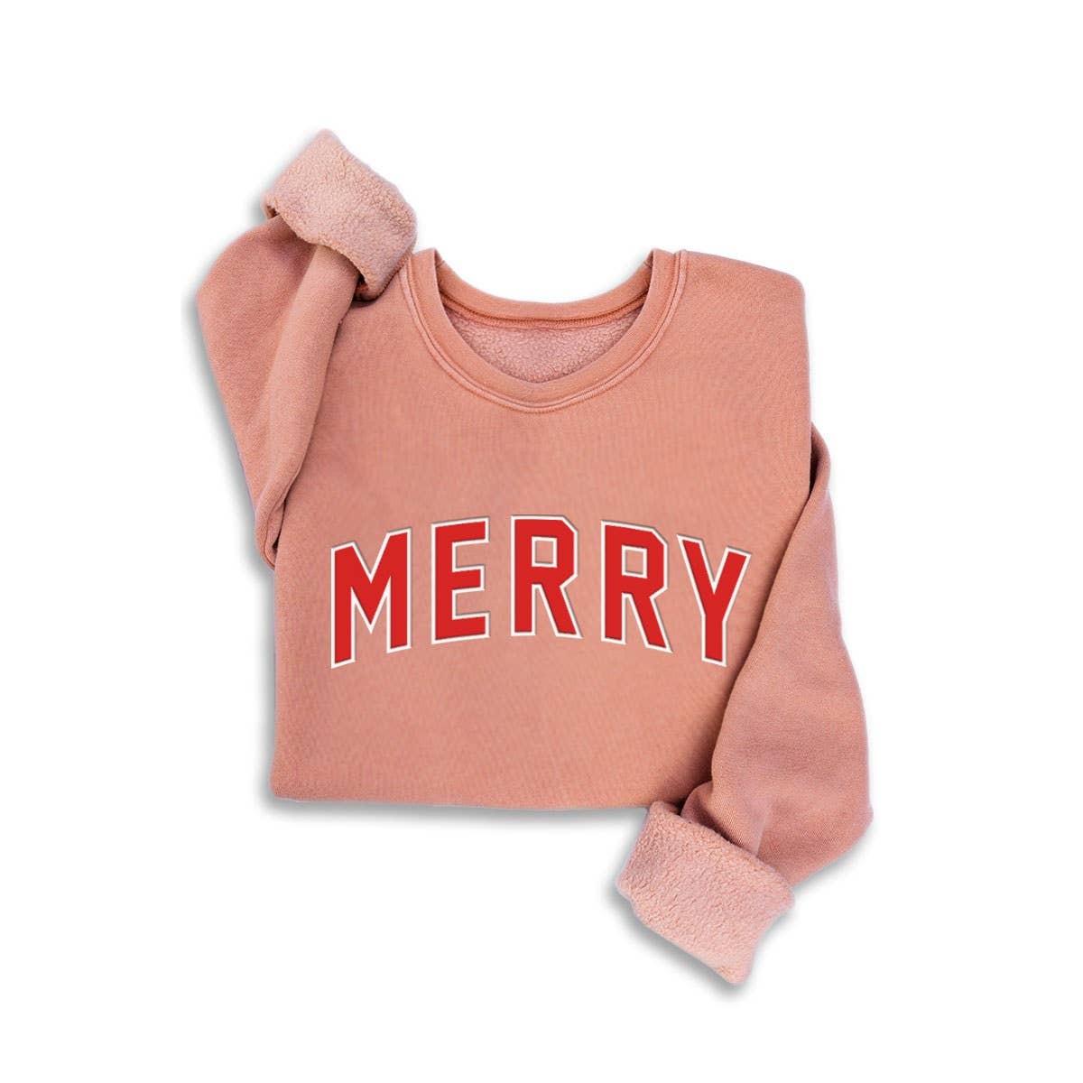 MERRY PUFF PRINT MINERAL SWEATSHIRTS: MINERAL HEATHER GREY / M