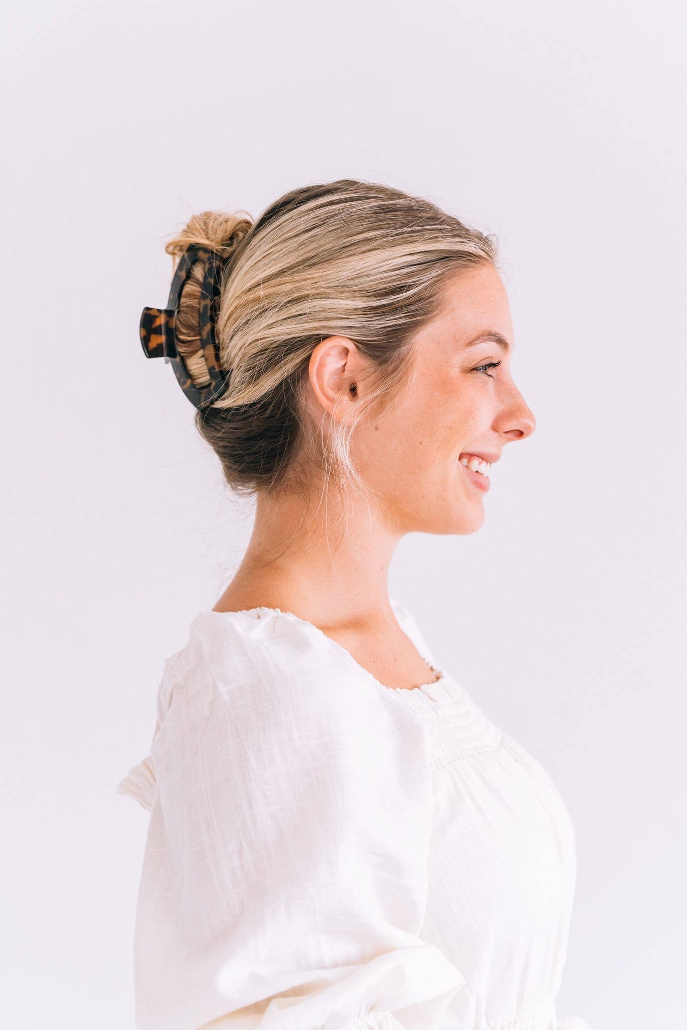 Open Hair Clip | Large | Tortoise
