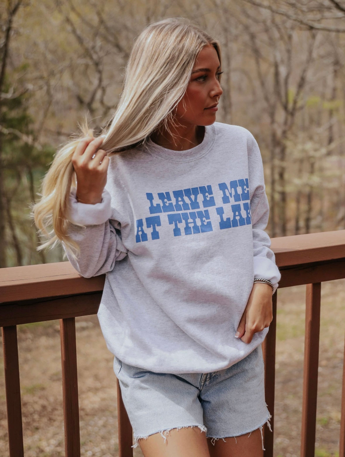 Leave Me at the Lake Sweatshirt (FRONT + BACK)