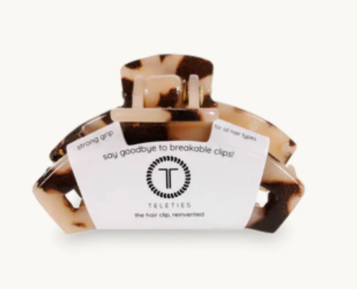 Open Blonde Tortoise Hair Clip