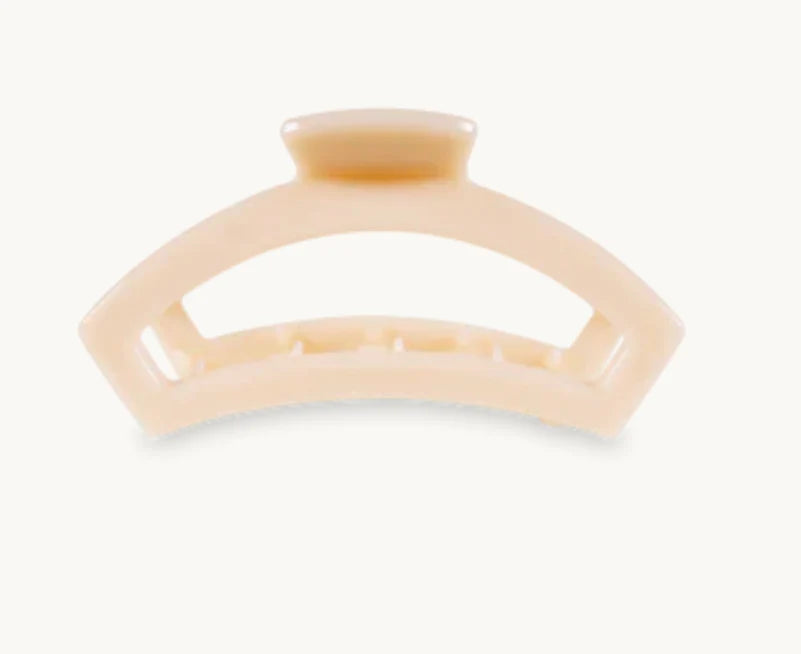 Open Almond Beige Hair Clip