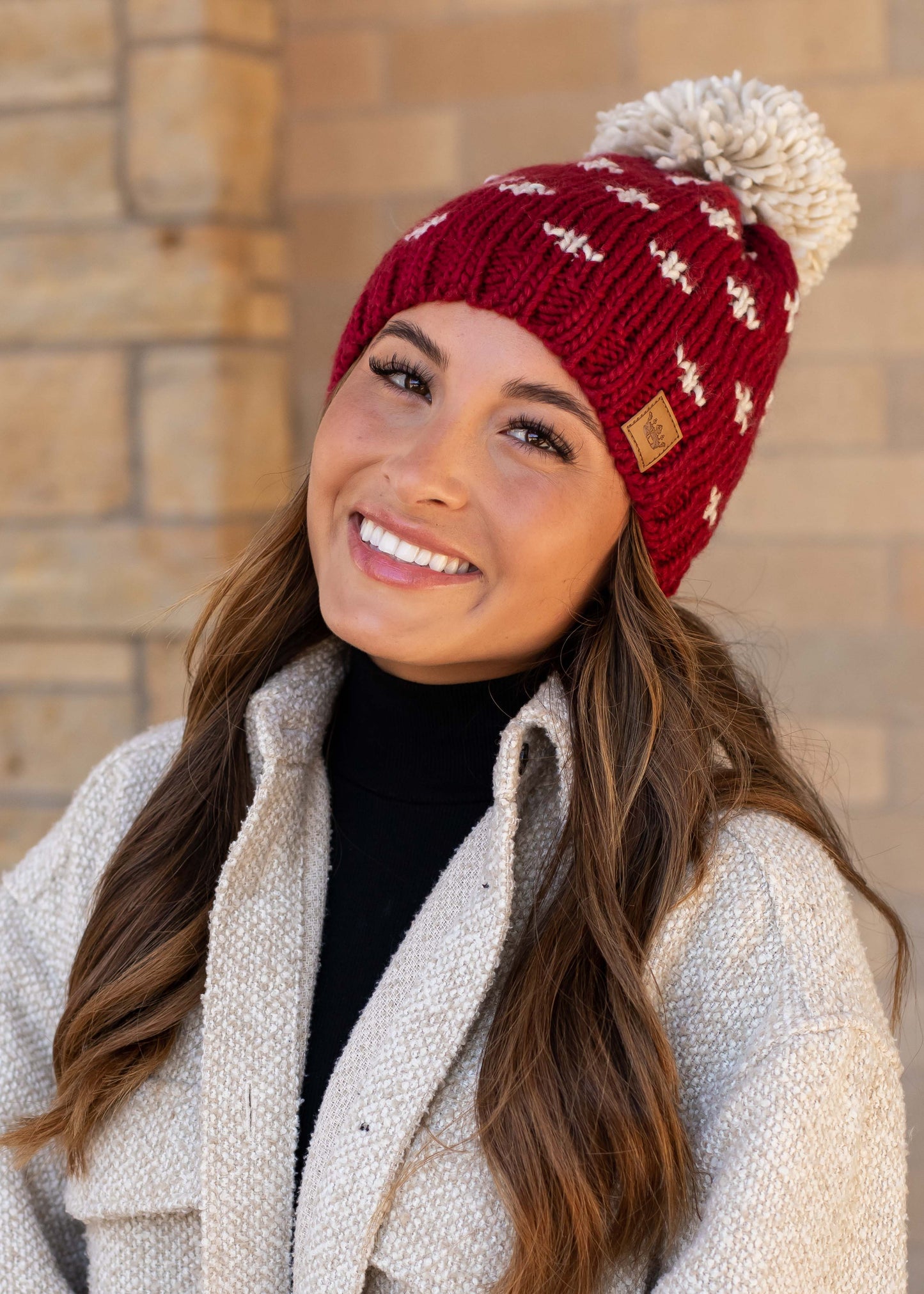 Red Fluer-De-Lis Beanie