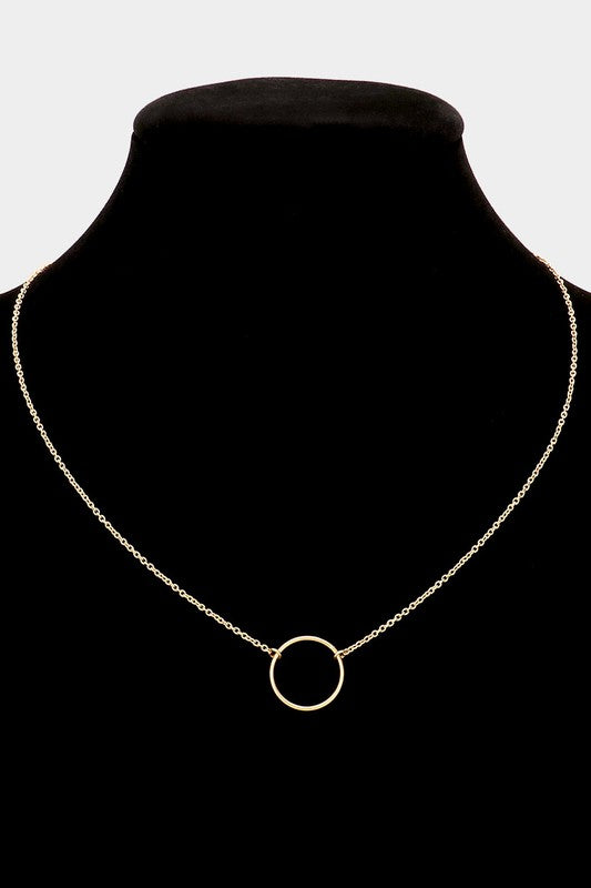 Open Circle Necklace