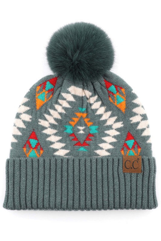 C.C. Aztec Beanie