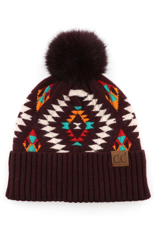 C.C. Aztec Beanie