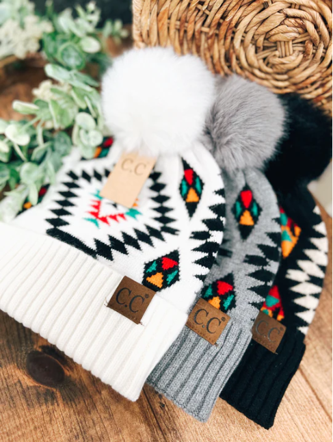 C.C. Aztec Beanie