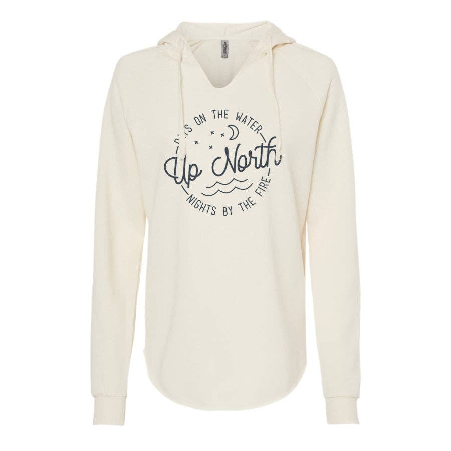 Days on the Water Hoodie. Bone