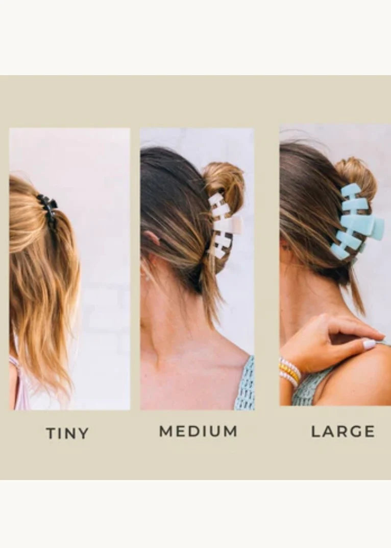 Teleties Jet Black Hair Clip
