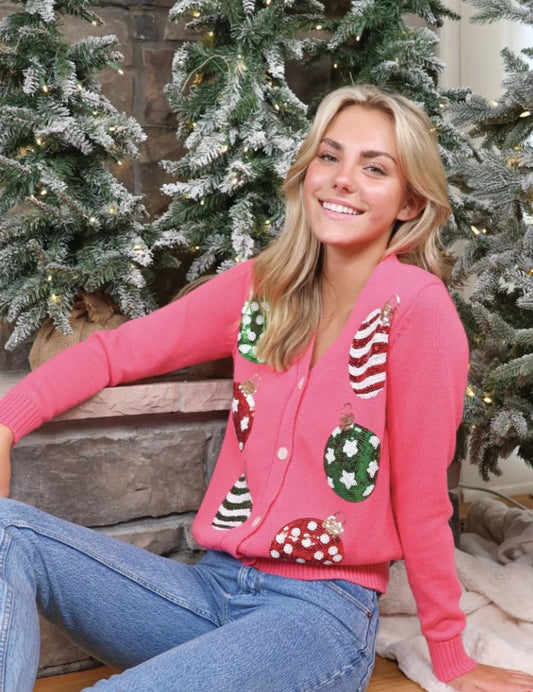 Simply Southern Ornament Sequin Cardigans