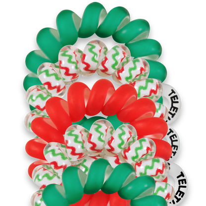 Spiral Hair Coils | Tiny | Santa Baby Hair Ties