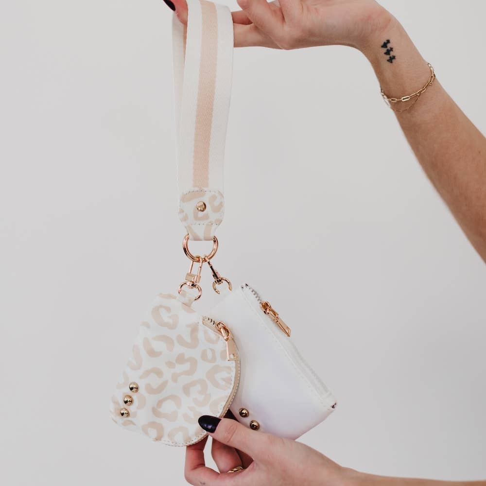 Dolly Dual Pouch Wristlet : Camo/Pink