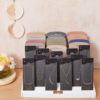 Refined Necklace Collection - Half Moon/Gold