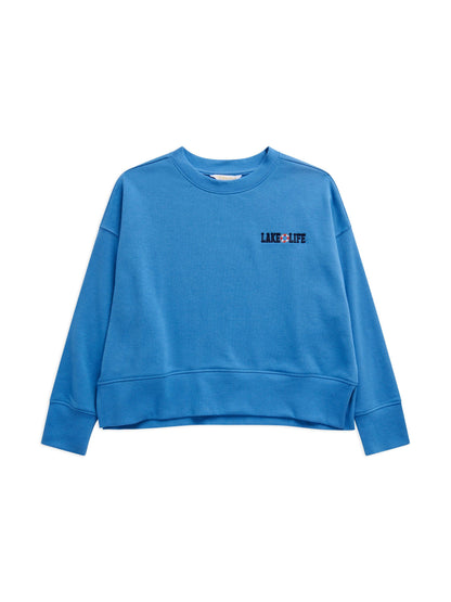 "BOAT DOCKS AND FLIP FLOPS" RELAXED SWEATSHIRT: EXTRA LARGE
