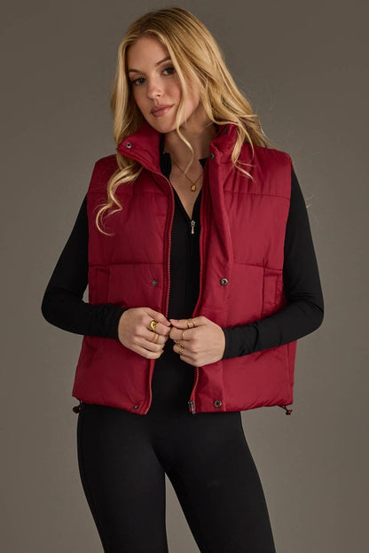Burgundy Vest