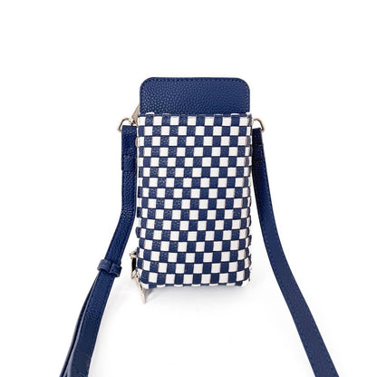 Woven Double Duty Phone Bag : Woven Black