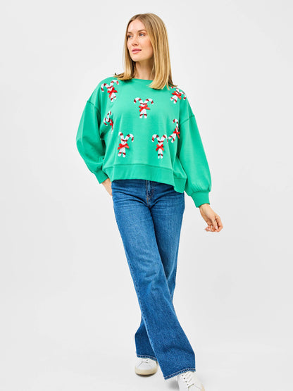 Millie Sweatshirt | Candy Canes