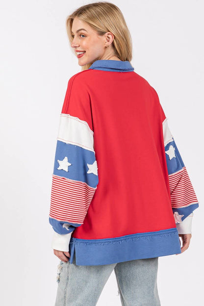 French Terry Star Sweatshirt