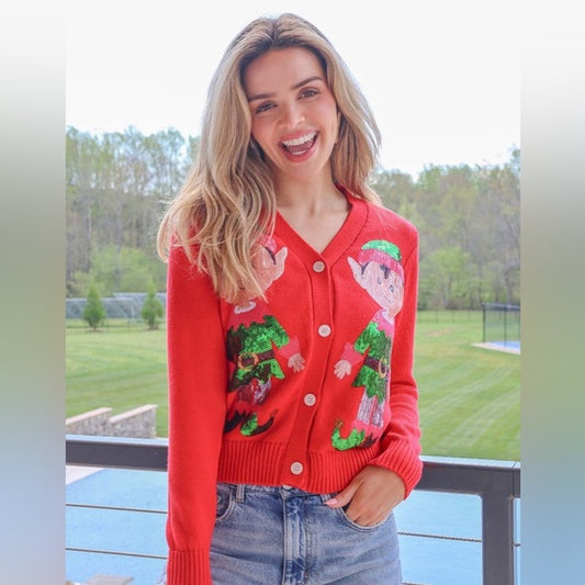 Simply Southern Elf Sequin Cardigans