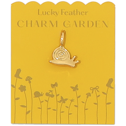 Charm Garden - Snail Charm - Gold