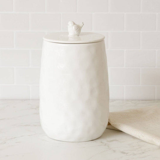 Ceramic Bird Canister, Lg (PC)