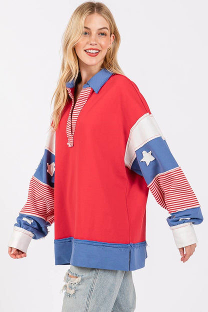 French Terry Star Sweatshirt